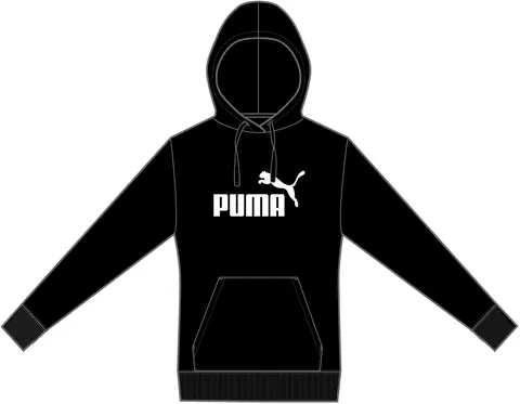 Puma Ess No. 1 Logo Hoodie TR, Felpe con Cappuccio Unisex - Adulto, Puma Black