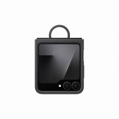 Samsung Silicone Case with Ring Galaxy Z Flip6 Black