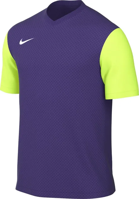 Nike DH8035-547 M NK DF Tiempo Prem II JSY SS T-Shirt Uomo Court Purple/Volt/White Taglia