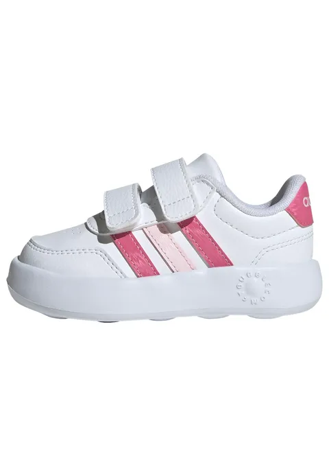 adidas Unisex - Bimbi 0-24 Breaknet 3.0 Infants Shoes, Ftwr White/Pink Fusion/Clear Pink