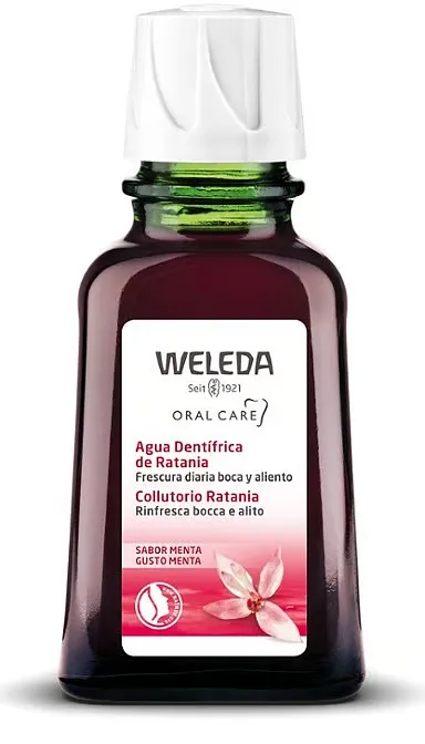 Weleda Colluttorio Ratania, potente colluttorio concentrato naturale, per un alito fresco