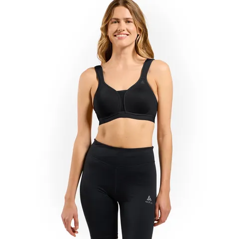 Odlo Reggiseno Sportivo Donna Fitness - BH High Support Imbottito con F-Dry, Mesh