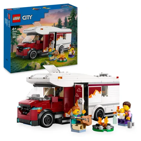LEGO City Holiday Adventure Camper Van Toy - Creative Building Toys for 6+ Year Old Boys