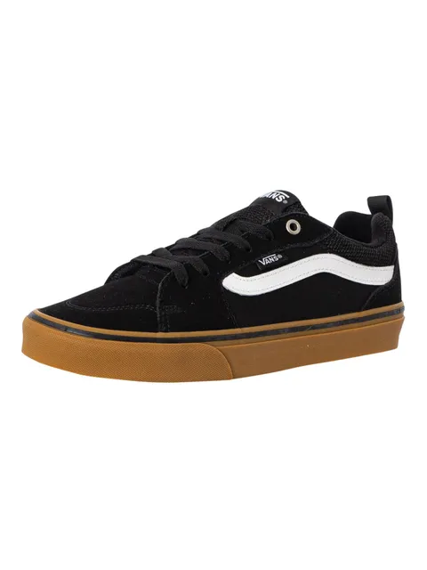 Vans Filmore, Sneaker a Collo Alto Uomo, Black and Gum, 49 EU