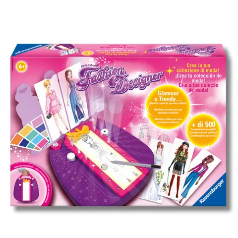 Ravensburger - Fashion Designer | Gira La Moda Gioco Bambina | Regalo Bambina 6 Anni o