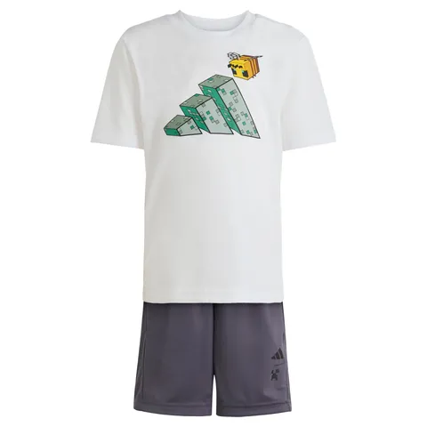 adidas Mixte enfant Minecraft Training Summerset, white, 5-6 Years