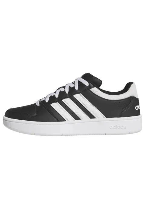 adidas Uomo Hoops Classic Shoes, Core Black/Ftwr White/Ftwr White, 39 1/3 EU