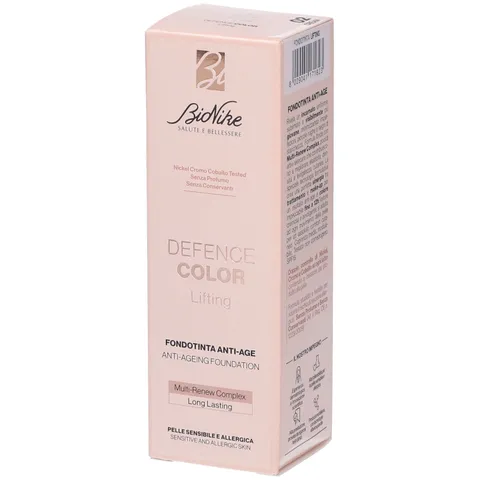 BioNike Defence Color - Fondotinta Lifting Anti-age SPF 15, 02 Cream, per Pelli Normali e