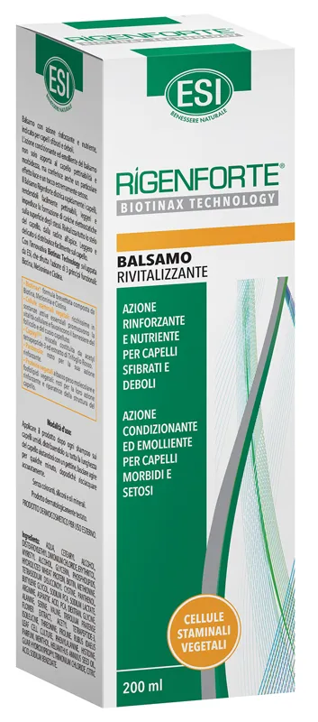 ESI - Rigenforte Balsamo Rivitalizzante Anticaduta, per Capelli Fini e Sfibrati, ne