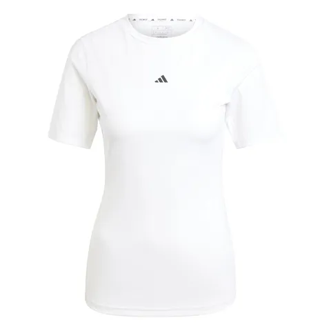 adidas Donna Techfit Training Shirt, White, L