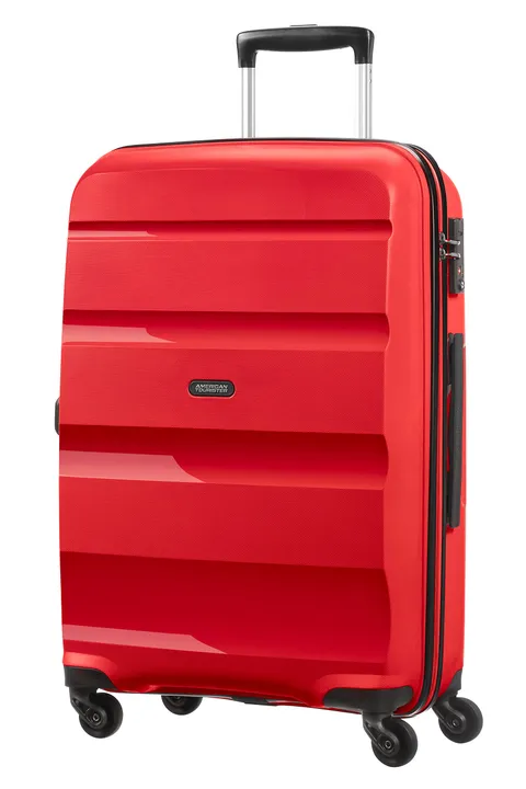 American Tourister Bon Air - Spinner M, Valigia, 66 cm, 57.5 L, Rosso (Magma Red)