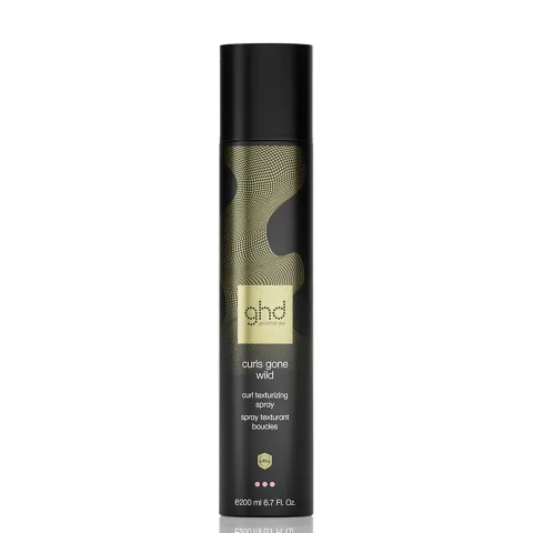 ghd Curls Gone Wild, Spray Volumizzante Capelli Ricci 2 in 1, Prepara e Fissa le Onde con