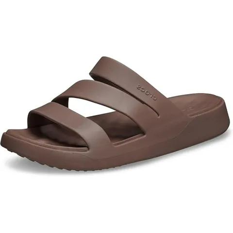 Crocs Getaway Strappy, Sandali Donna, Truffle, 42/43 EU