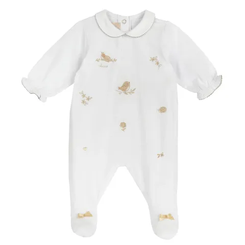 Chicco, Tutina Neonata, Tutina in Morbido e Leggero Tessuto, con Comoda Apertura sulla Schiena, Ideale per Primavera e Autunno, Designed in Italy, Abbigliamento Neonata 0-24 Mesi