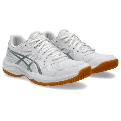Asics 1072A107-100 Upcourt 6 Donna, White/Pure Silver EU 42.5