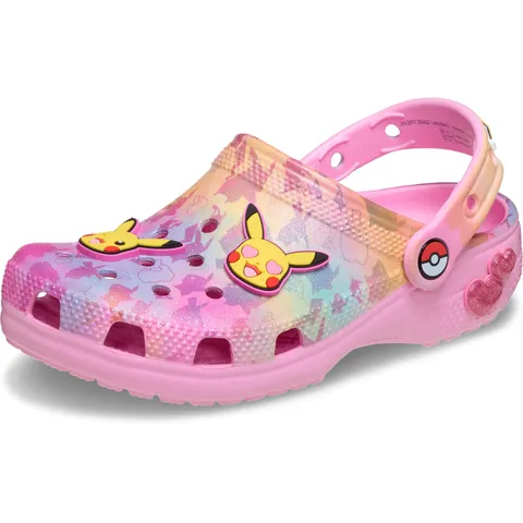 Crocs Pikachu Pink Cls Clg K, Zoccoli Unisex - Bambini e Ragazzi, Multicolore, 28/29 EU