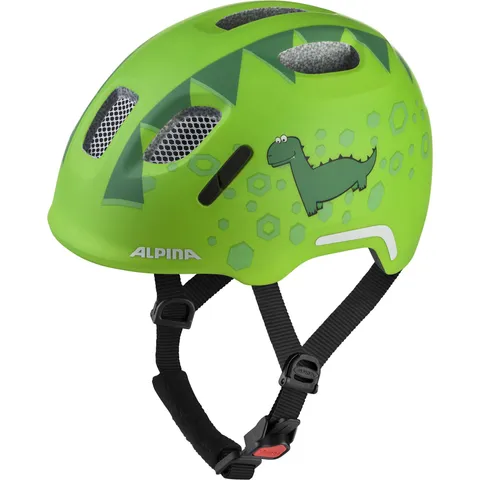 Alpina XIMO 2 Flash - Casco da bici leggero e sicuro per bambini con LED integrati