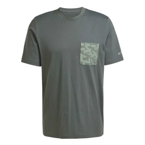 Adidas Uomo Terrex Graphic T-Shirt, Legend Ivy, XS