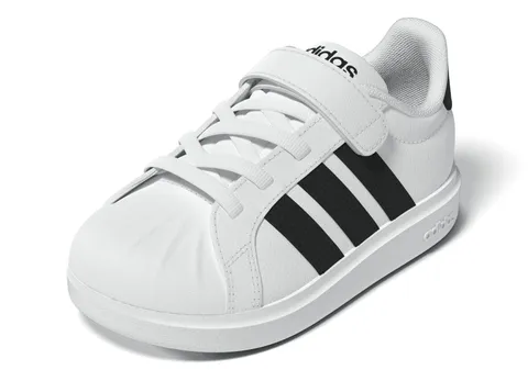 adidas Unisex - Bimbi 0-24 Streettalk Infants Shoes, Ftwr White/Core Black/Core Black, 23