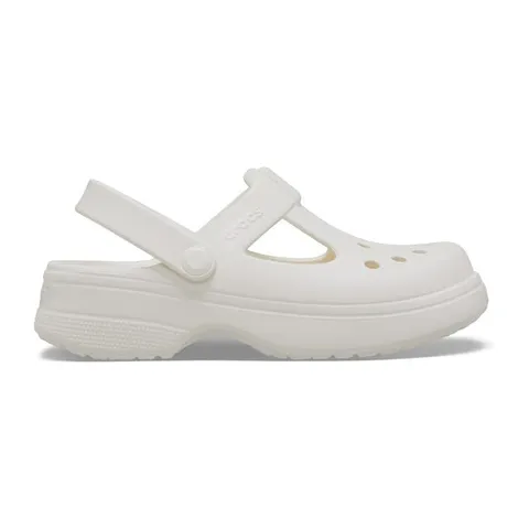 Crocs Classic Mary Jane Clog T, Zoccoli Unisex - Bambini e Ragazzi, Color Gesso, 19/20 EU