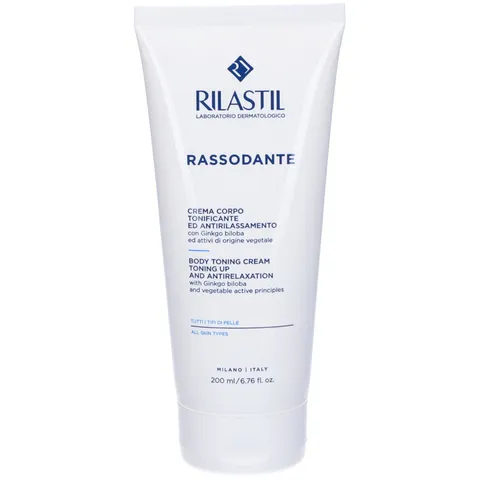 Rilastil Rassodante Crema Corpo, Trattamento Idratante e Rassodante, Contrasta il