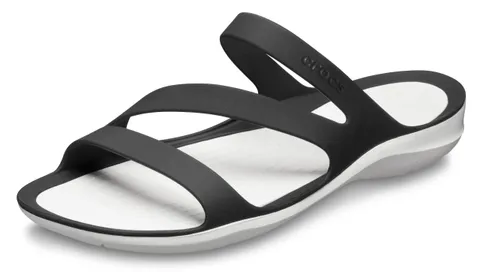 Crocs Swiftwater Sandal W, Sandali Donna, Black White, 38/39 EU