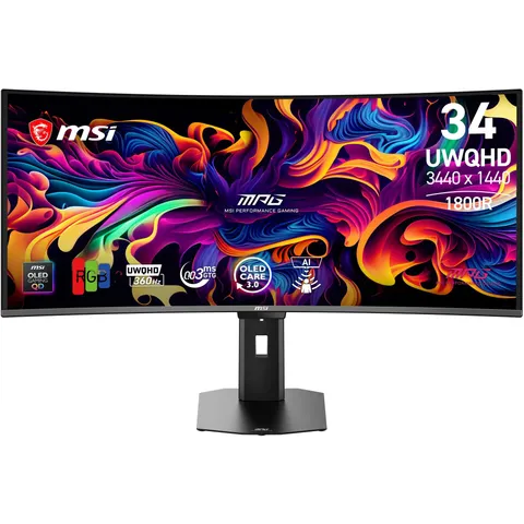 MSI MPG 341CQR QD-OLED X36 Monitor Gaming 34" 360Hz