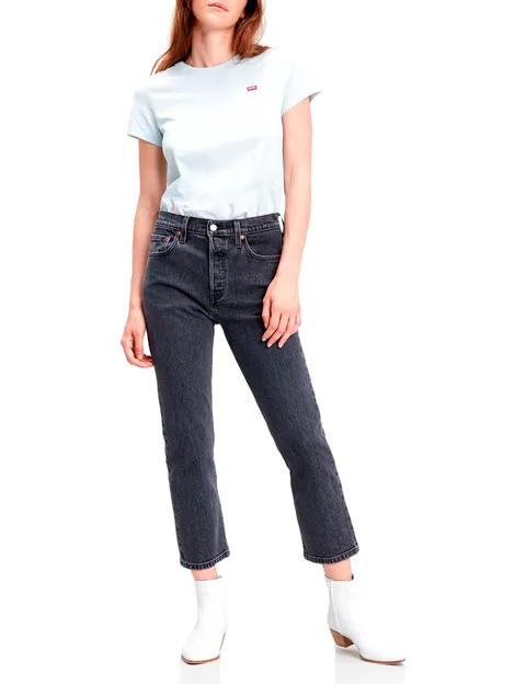 Levi's 501 Crop, Jeans Donna, Mesa Cabo Fade, 34W / 28L