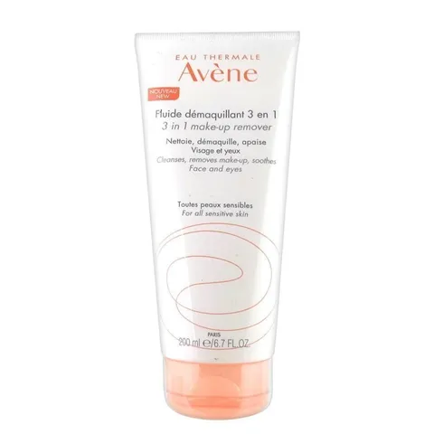 Avène - Fluido Struccante 3 in 1 - Viso, occhi e labbra - 200 ml
