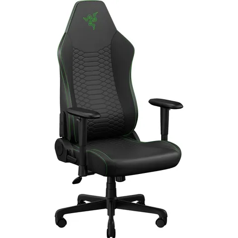 Razer Iskur V2 X NewGen - Sedia ergonomica da gaming con comfort traspirante - Pelle EPU 2a generazione con tecnologia CoolTouch - Supporto lombare incorporato - Arcate delle spalle e base | Nero