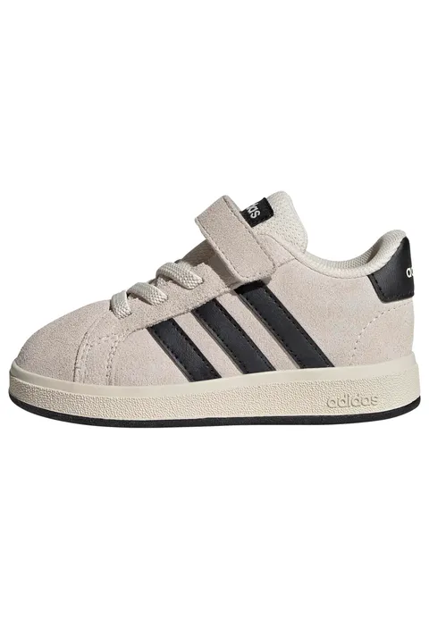 adidas Unisex - Bimbi 0-24 Grand Court 00S Infants Shoes, Wonder White/Core Black/Cloud