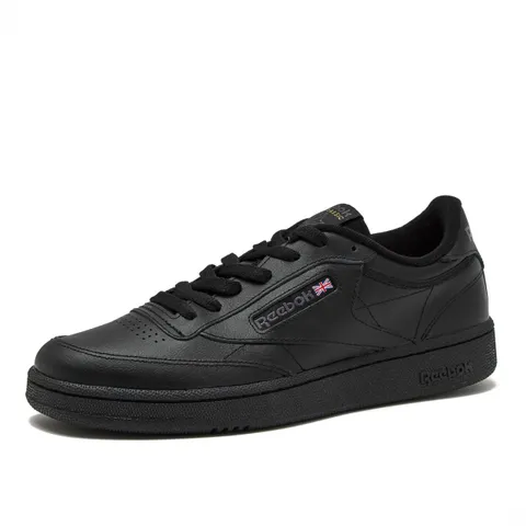 Reebok Club C 85, Sneaker Unisex - Adulto, Nero Intense Black Charcoal, 36 EU Larga
