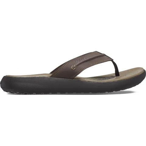 Crocs Yukon Vista II LR Flip, Infradito Uomo, Espresso, 45/46 EU