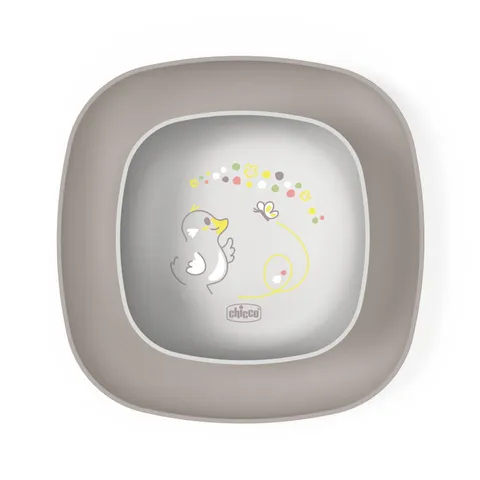 Chicco Set Piatti Svezzamento 2 Pezzi Grigio