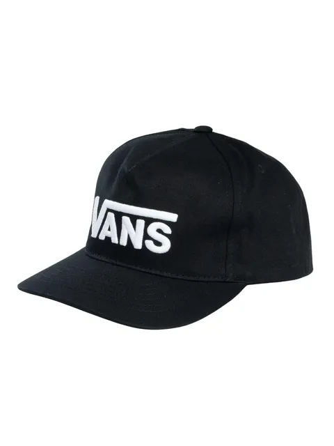 Vans Uomo Cappellino con Logo Drop V, Black, One Size