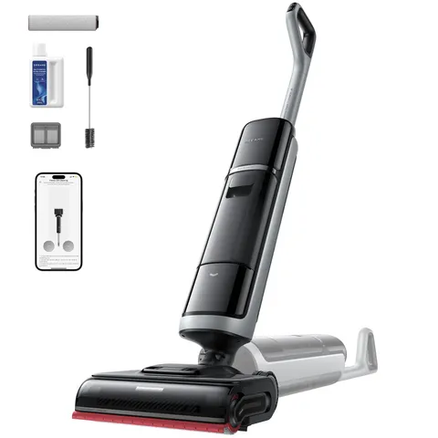 Dreame H15 Pro Heat Aspirapolvere Lavapavimenti, Lavaggio 85 °C, Braccio Robotico IA