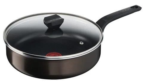 Tefal Easy Cook & Clean B5543202 Nc Padella 24 cm + coperchio, adatta a tutti i piani