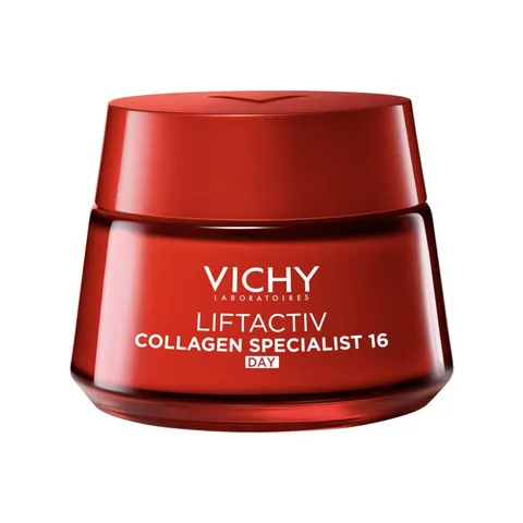 Vichy Liftactiv Collagen Specialist 16, Crema Viso Giorno Anti-età, Adatta al Trattamento