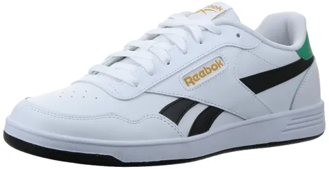 Reebok Unisex Court Advance Sneaker, Ftwrwhite/Upgradegreen/Black, 40 EU, Ftwrwhite