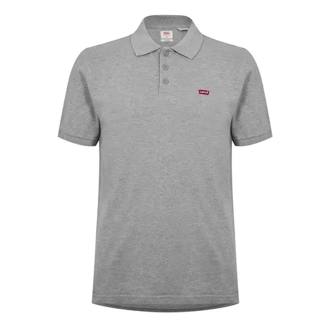 Levi's Housemark Polo, T-shirt Uomo, Medium Grey Heather, XS