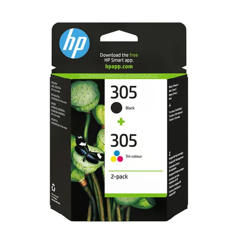 HP 305 Cartuccia Inchiostro Originale Tricolore/Nero