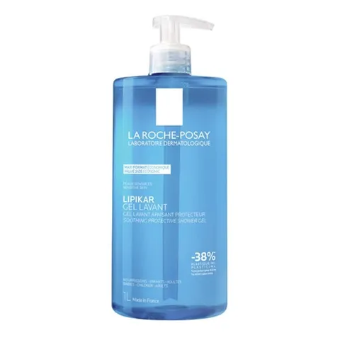 La Roche-Posay Lipikar, Gel Doccia Lenitivo Protettivo, Per Pelli Sensibili e Secche