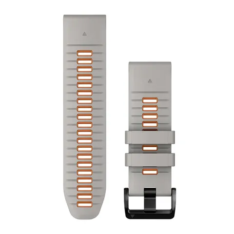 Garmin Cinturino 26mm QuickFit Fog Gray & Ember Orange