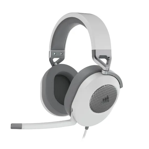 Corsair HS65 SURROUND Cuffie Gaming Cablate 7.1 Multipiattaforma - Bianco