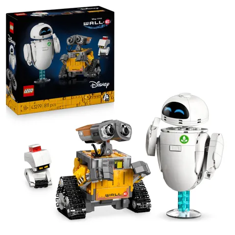 LEGO | Disney Pixar WALL-E e EVE - Kit di Modellismo per Adulti da Esposizione