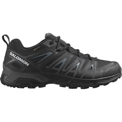 Salomon X Ultra Pioneer Gore-Tex, Scarpe da Trekking Uomo, Black Magnet Bluesteel, 46 EU