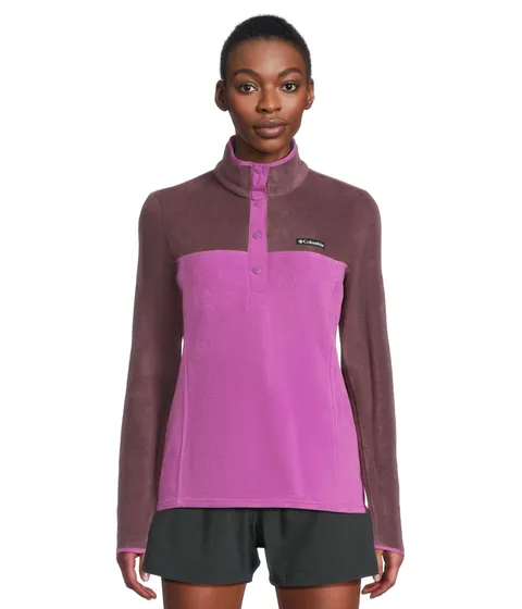Columbia Benton Springs 1/2 Snap Pull Over 2, Pull Over in pile Donna, Razzle/Moonvista