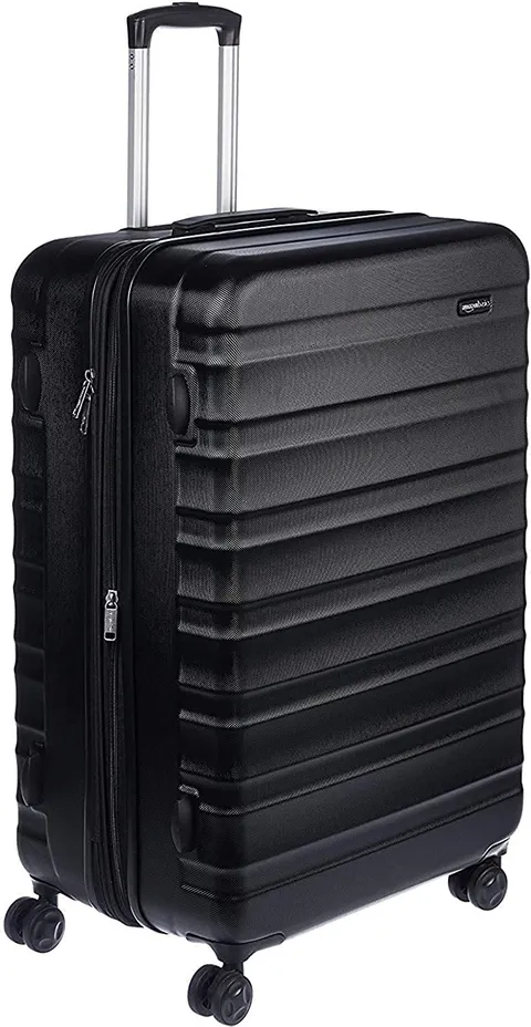 Amazon Basics Valigia Rigida Grande - Bagaglio Espandibile ABS con 4 Ruote Doppie