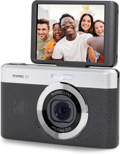 Kodak Pixpro C1 - Fotocamera Digitale Ultra Compatta | 13MP BSI CMOS, Zoom 4X, Display