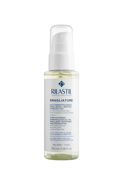 Rilastil Olio Smagliature, Emolliente, Lenitivo e Protettivo con Oli di Mandorle Dolci